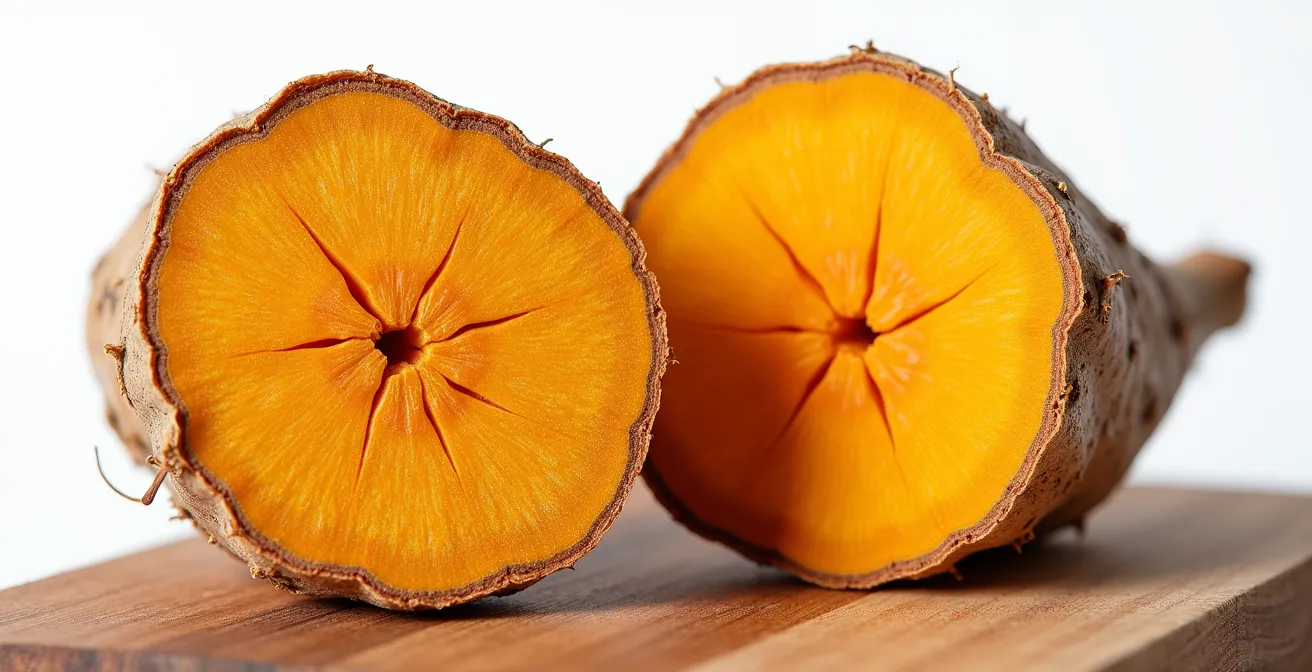 Raíces de harpagofito y cúrcuma mostrando sus principios activos para el dolor articular